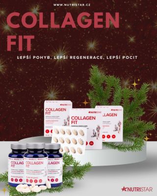 Lepší pohyb, lepší regenerace, lepší pocit 🤗 Vánoce jsou o tom, dopřát si.. tak si dopřej to nejlepší ! 🤍 👉🏼COLLAGEN FIT...