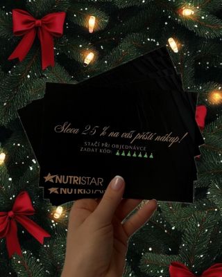 🎄Ke každé objednávce teď dostanete i kartičku se slevovým kódem na 25%, na vaši další objednávku🎄 A to se vyplatí, ne ?...